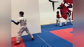 karate training class U21