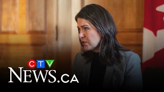 Alta. Premier Danielle Smith denies wrongdoing in AHS controversy