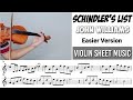 Free Sheet || Schindler's List - John Williams || Violin Sheet Music