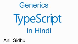 Typescript Hindi tutorial #15 Generics