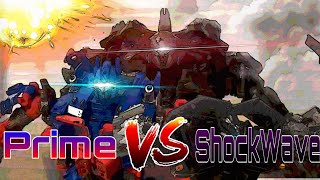 [Transformers StopMotion] Optimus Prime Vs Shockwave (The Rematch)