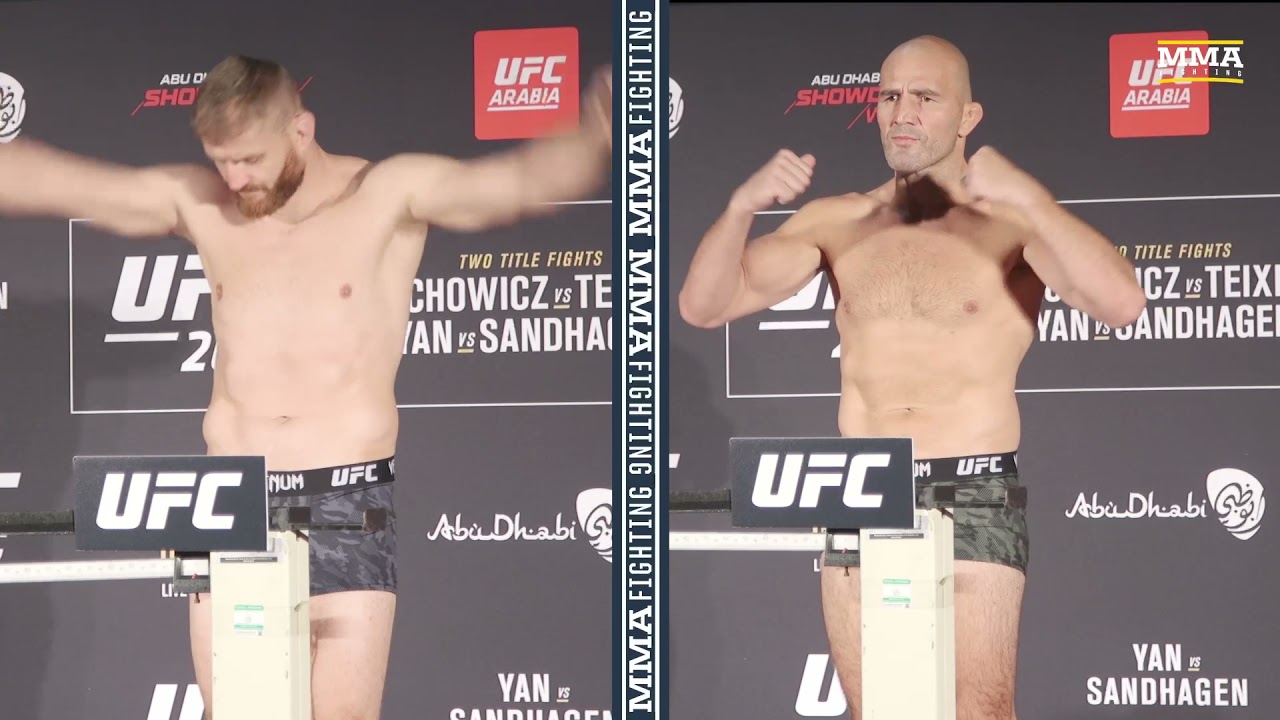 Jan Blachowicz Vs. Glover Teixeira Weigh-In Video | UFC 267 | MMA ...