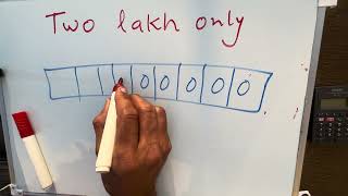 two lakh only | 200 000 Number Spelling Hindi English | Maths | Hindi