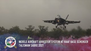 Mobile Aircraft Arrestor System at RAAF Base Scherger - Talisman Sabre 2021