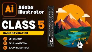Adobe Illustrator Class 5 | Basic Navigation for Beginners | Urdu/Hindi Tutorial | Easy Tutorial
