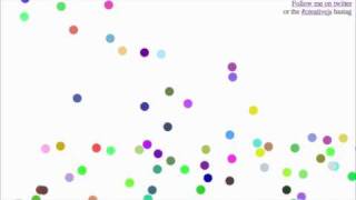 Bouncing Balls with HTML5 Canvas