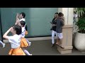 20160819 kyoto tachbana shs band 京都橘高校吹奏楽部　ハワイ遠征　①　立奏ステージまでのパレード