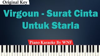 Virgoun - Surat Cinta Untuk Starla Karaoke Piano