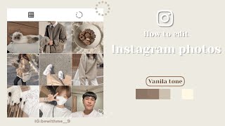 คุมโทนไอจี ˚♡โทนเบจนำ้ตาลๆสไตล์เกาหลีละมุนสุดๆ •Vanila tone |Bewithme__