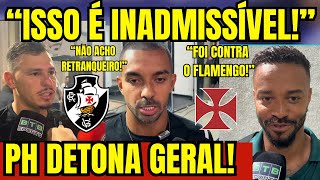 “ISSO É INADMISSÍVEL!” PH DETONA GERAL! HUGO MOURA DEFENDE CARILLE! RAFA SILVA CONTA BOAS LEMBRANÇAS