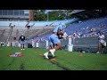 THI TV UNC Football Open Practice Running Back Drills