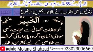 Ya .Khabeeru ki fazilat | Ya Khabeeru ka Wazifa | Ya .Khabeero Benefits | Mulana Shahzad