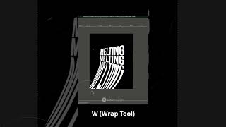 Melting Liquid Text Effect in GIMP #shorts #gimptutorial
