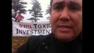 Clayton Thomas-Muller Vlog from Elsipogtog First Nation Anti Fracking Blockade