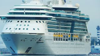 Serenade of the Seas cruise ship in Klaipeda port