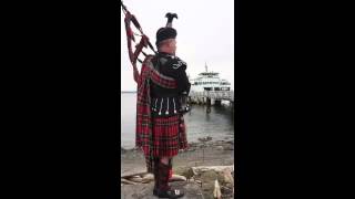 Piping the ferry