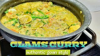 Clams curry | Clams curry goan style | tisriyanche sukhe | tisri masala | Quick and Easy Clam Recipe