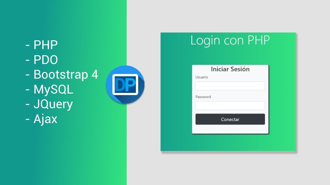 Presentación Del Curso Login Con Php Y Bootstrap Youtube