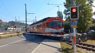 Bahnübergang Huttwil (CH) // Swiss Railroad Crossing