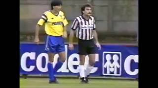 Lobo Carrasco jugando en el Sochaux. Años 1989-1991