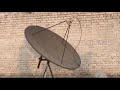 how to set nss 12 at 57e on 5 feet dish c.band