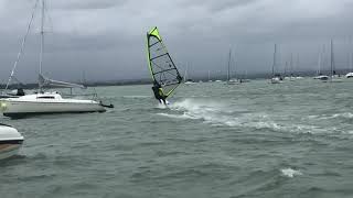 Sibling windsurf at Hayling - Georgina and James