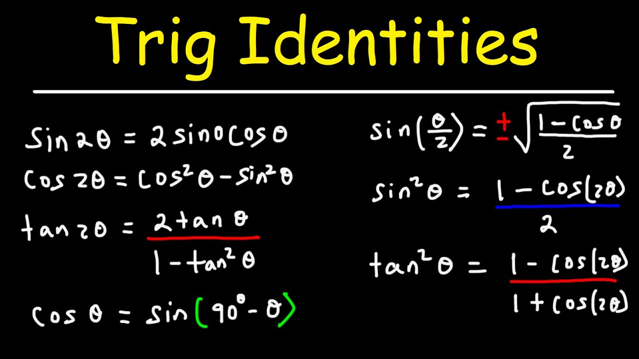 Trig Identities - YouTube