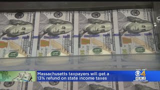 Massachusetts taxpayers will get a 13% refund on state income taxes