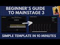 mainstage 3 template setup for beginners get started fast