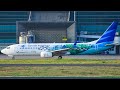 1 HOURS of BEST LANDINGS & TAKEOFFS YIA Yogyakarta International Airport Plane Spotting [YIA/WAHI]