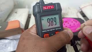 multimeter digital auto.. merek NJTY.. mudah digunakan.. gak perlu puter-puter tombol..😊👍