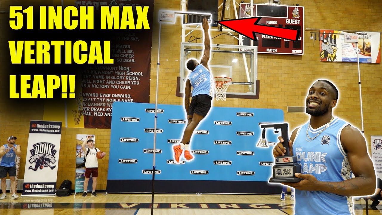 World Record 51 Inch Max Vertical Jump Darius Clark Youtube
