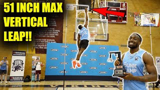 WORLD RECORD 51" Inch Max Vertical Jump Darius Clark