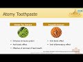 atomy toothpaste product explanation by srm aeri jeong