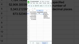 How to Use ROUND Function in Google Sheets