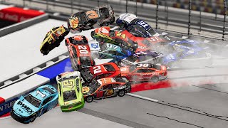 NASCAR Racing Crashes #53 - BeamNG Drive