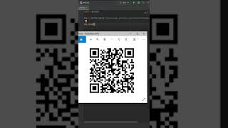 Add Qr to your ,Link code in description #short #puyhon #programming #coding #web #fast #easy #to