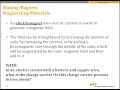 physics lecture 5.2.2 making magnets magnetizing materials