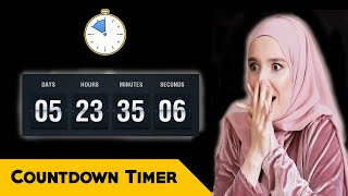 how to make countdown timer in javascript Html css || countdown timer in javascript || Coding Juice