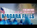 Niagara falls & fireworks 4th of July - Buffalo NY USA