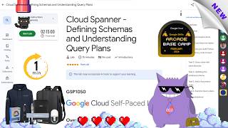 Cloud Spanner - Defining Schemas and Understanding Query Plans #2025 | #GSP1050|#qwiklabs |#Solut
