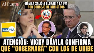 ¡Vicky salió a LLORAR a la FM! CONFIRMÓ que gobernará con los CERCANOS a URIBE.