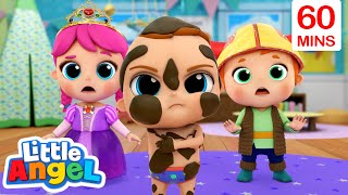 No No Bath Time Song🛁 | Little Angel - Kids Cartoons & Songs | Healthy Habits for kids