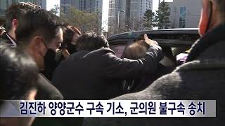 2025. 1. 8 [원주MBC] 김진하 양양군수 구속기소, 군의원은 불구속 송치