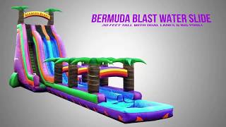 Bermuda Blast Water Slide | Inflatable Water Slide Rental Columbia, SC | Laugh n Leap Amusements