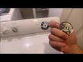 GE Electric Dryer Repair, Timer Switch Replacement