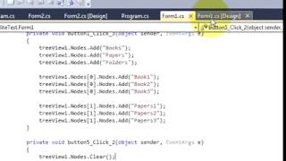 C# Tutorial 72 How to use TreeView Add ,Removes Clear , Delete Checked Items from a TreeView