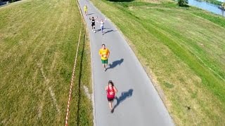 Skaitytojo video: miesto maratonas Kaune iš paukščio skrydžio