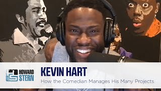 Kevin Hart Takes Howard Through His Jam-Packed Work Schedule
