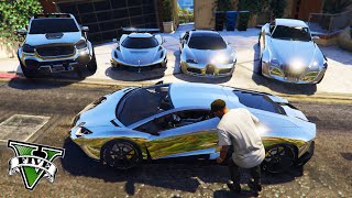GTA 5 - Stealing Luxury Cars with Franklin! | (GTA V Real Life Cars #37)